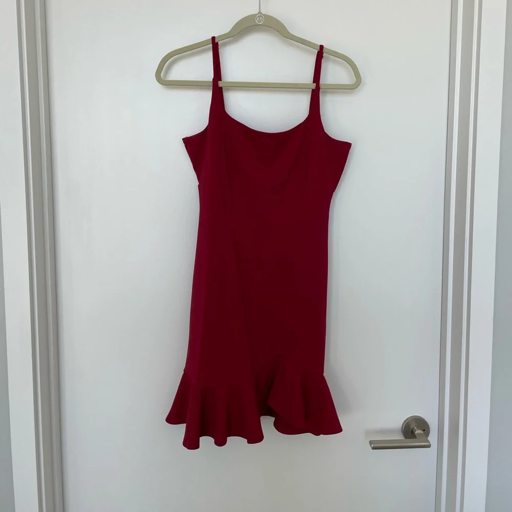 Red Mini Dress - Picture 4 of 5